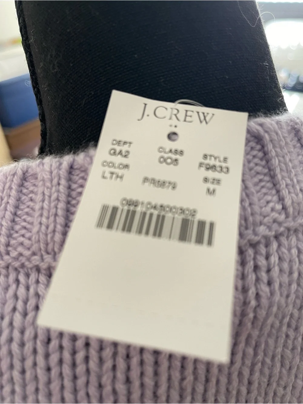 J. Crew soft lavender